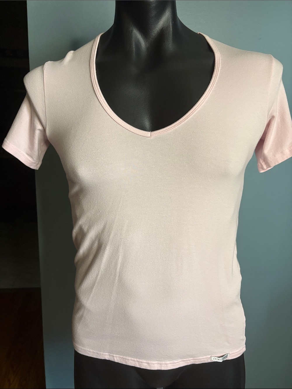 Men's Light Pink Crewneck T-Shirt
